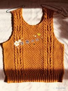 成人背心的针织视频,轻松学会制作时尚成人背心